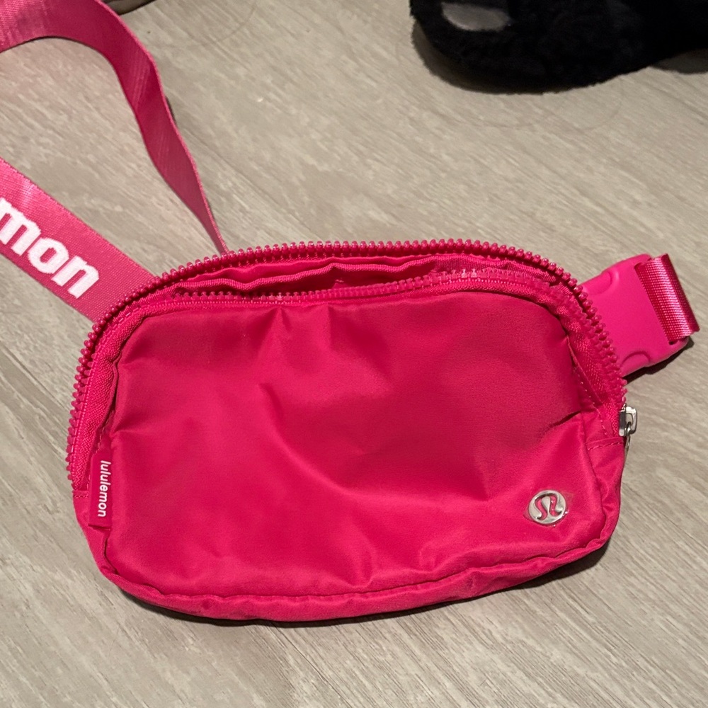 Lululemon Vibrant Pink Crossbody Bag